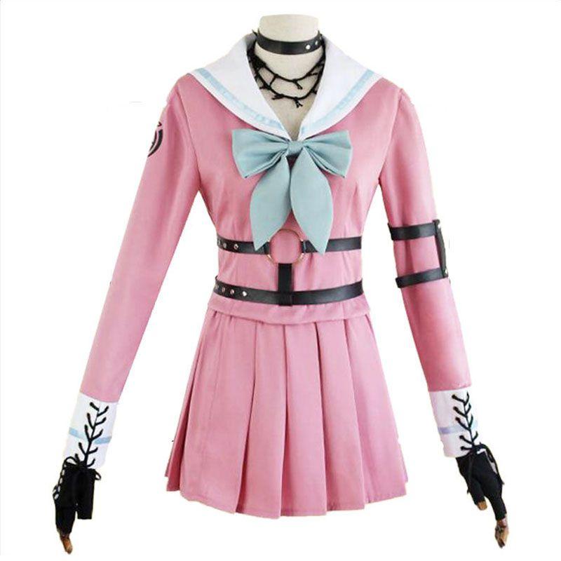 Killing V3 Danganronpa Harmony Iruma Miu Cosplay Halloween Costume Suit Full Set