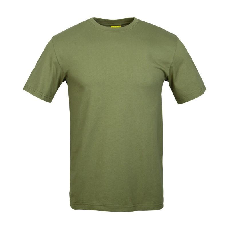 

Camouflage Cotton Short-sleeved T-shirt Military Fans Loose Physical Fitness Half-sleeves Breathable Training Uniform Round Collar M армія зелений колір