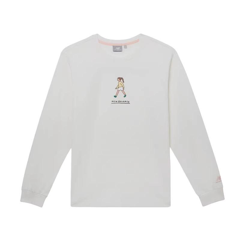 (WMNS) New Balance x Zero per Zero Round Neck Top Asia Sizing White Women s NDA47012-IV XL