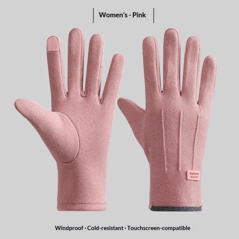 Winterhandschuhe für Damen Herren Warme Touchscreen-Handschuhe Kälteschutz Fäustlinge mit vollen Fingern Outdoor Radfahren Dicke Handschuhe