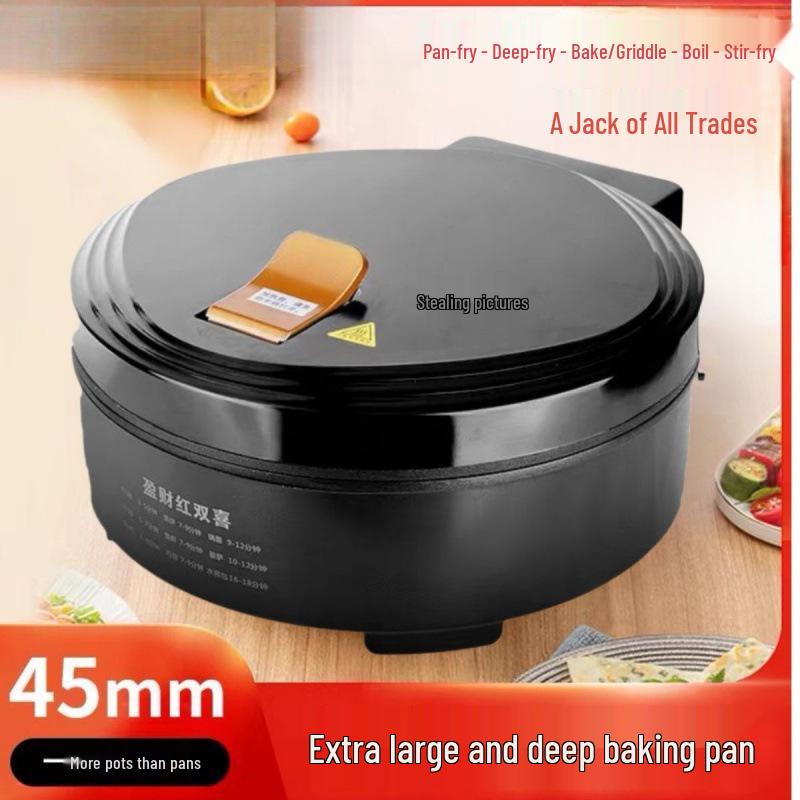 Dual-Sided Non-Stick Electric Griddle for Pancakes, Frying, and Grilling