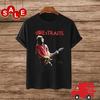 Unisex Shirt Cotton Oversize Large Size DIRE STRAITS MARK KNOPFLER Signature Short Sleeve Black