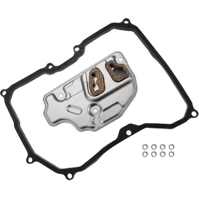 

No.09G325429A Automatic Transmission Filter Kit with Gasket for Volkswagen Beetle 2006-2008 Transmission Oil Filter Set Metal Rubber 1 Set Silver