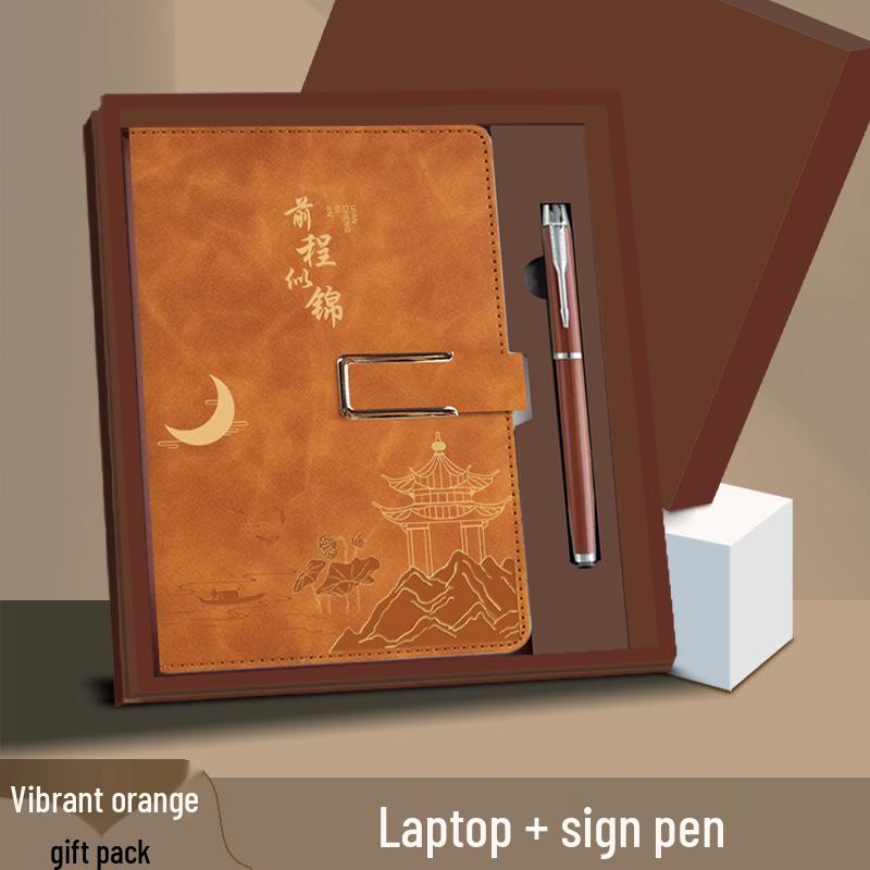 A5 Custom Thick Notebook: High-Value Student Prize & Enterprise Meeting Journal with Logo Printing.