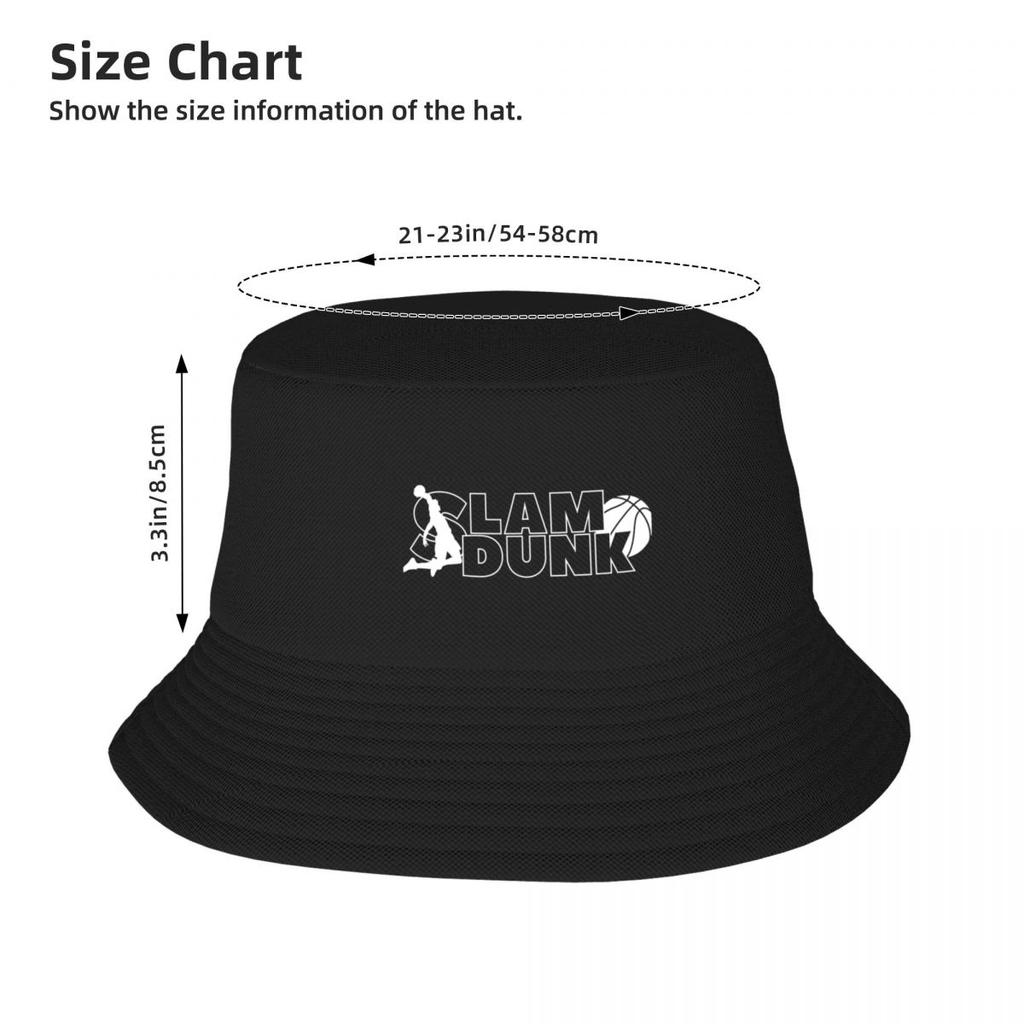 Stil Slam Dunk Anime Manga Hinkhatt Unisex Hopvikbar Utomhusfiskehatt Bobhatt