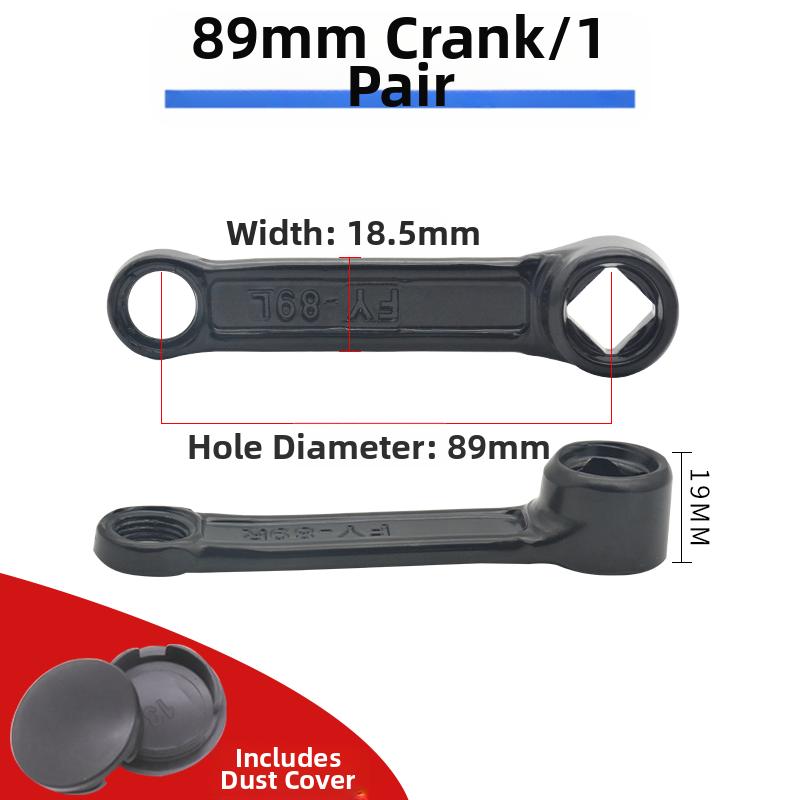 Left and Right Crank New National Standard Scooter Pedal Crank Center Axle Foot Connection Foot Rod Universal Accessories