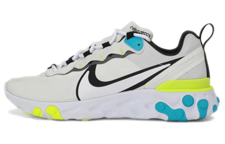 Nike React Element 55  White Blue Fury Volt  CZ8652-104 42.5