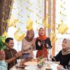 Eid Al-Fitr Wall Decorations Ramadan Decoration  Eid Celebration Supplies Islamic Wall Art Hanging Ornaments Eid Table Decoration