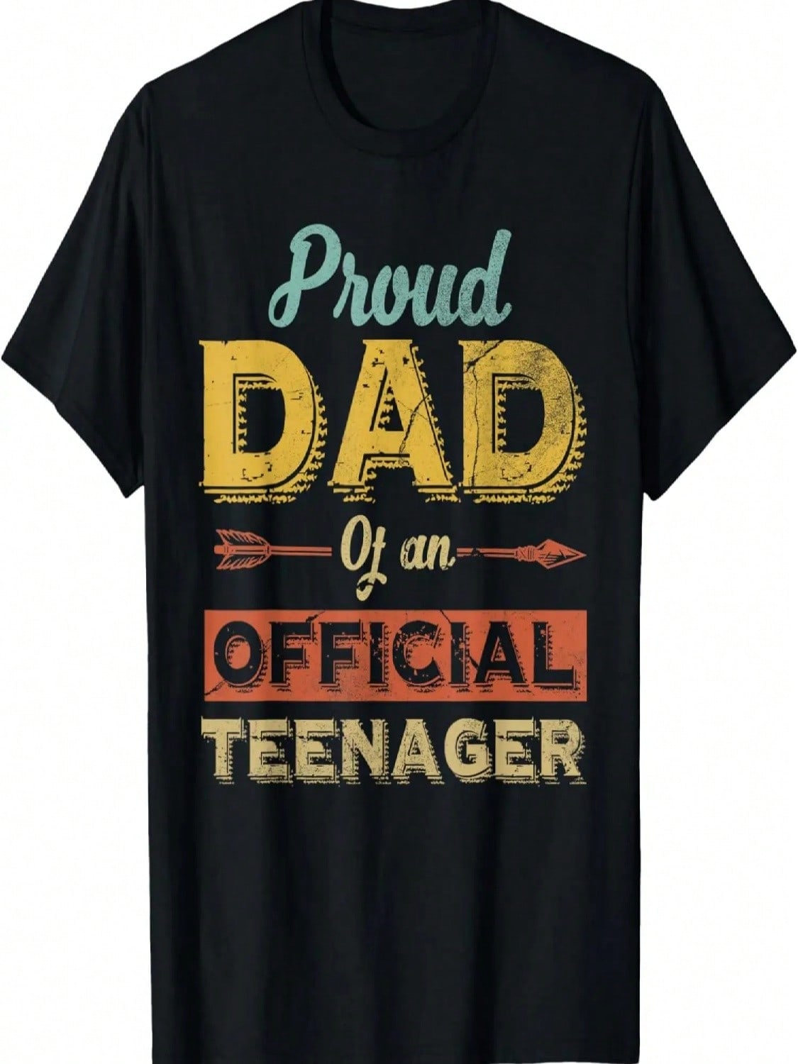 Proud Dad Of An Official Teenager 13th Birthday Son Daughter T-Shirt S разноцветный