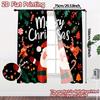 2D Flat Printing  JIT 2pcs   Curtains (Without Rod) Festive Cheer(1) Contemporary Popular Curtains 100% Polyester Curtains Thermal
