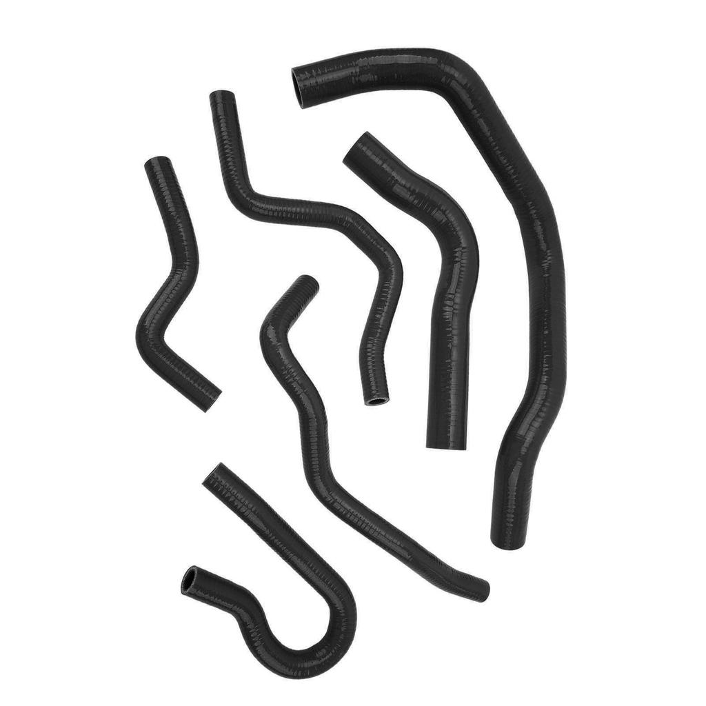 6 ks Hadice chladiče Silikonová hadice pro přenos chladicí kapaliny Sada pro Civic Type R EK EG B16A B18C B20B 1992 až 2000 Černá