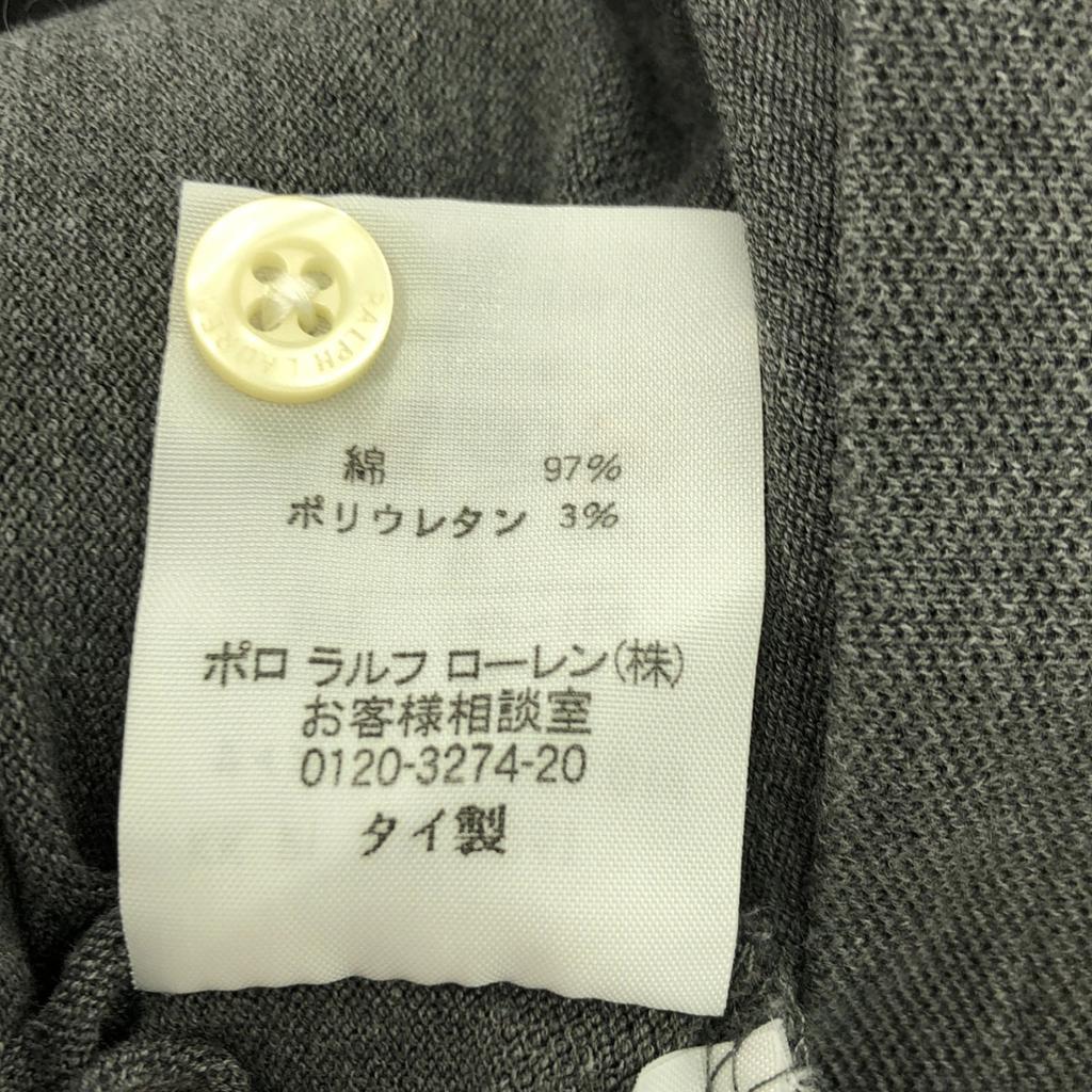 RALPH LAUREN Big Pony Embroidery Short sleeve Fawn Polo shirt Women Used