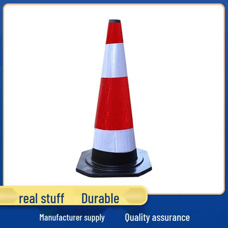 LuKun 70cm Reflective Rubber Traffic Cone