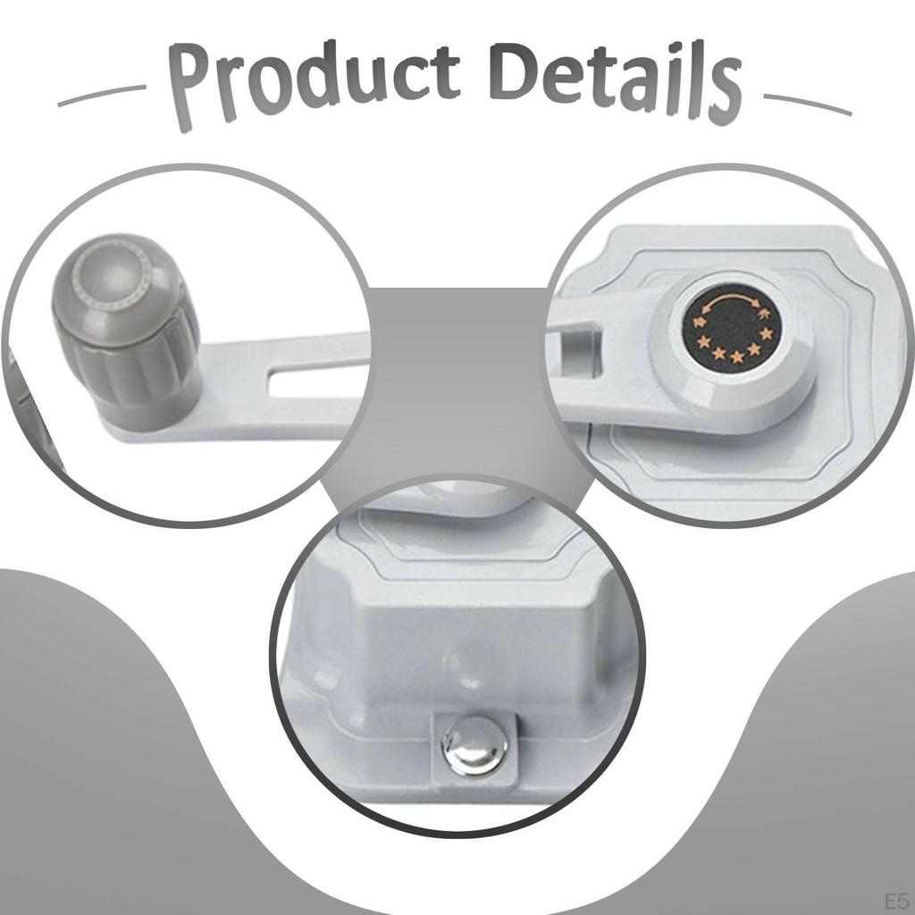 Hand Crank Clothing Hanger Accessory for Rack Easy to Install Garment Aluminum Alloy Repair