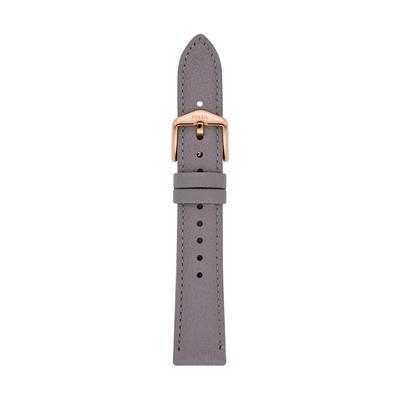 Fossil Women's 18mm Grey Eco-Leather Watch Band, S181505