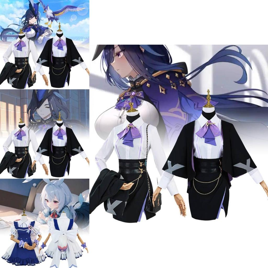 Stunning Genshin Impact Cosplay Outfit For Hu Tao And Klothilde With Accessories And Wigs For Anime Fans