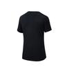 Anta Fitness Short Sleeve Knitted T-Shirt Women tops Basic-Black 962627125-2