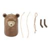 Rustic Hanging Animal Wind Chimes Resin Hand Made Natural Garden Decoration for Gardens Backyards Trees Yards