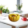 Taca do przechowywania w kształcie banana, miska na owoce, talerze stołowe, naczynia kuchenne, zastawa stołowa na sałatki, przekąski, dekoracja imitująca banana