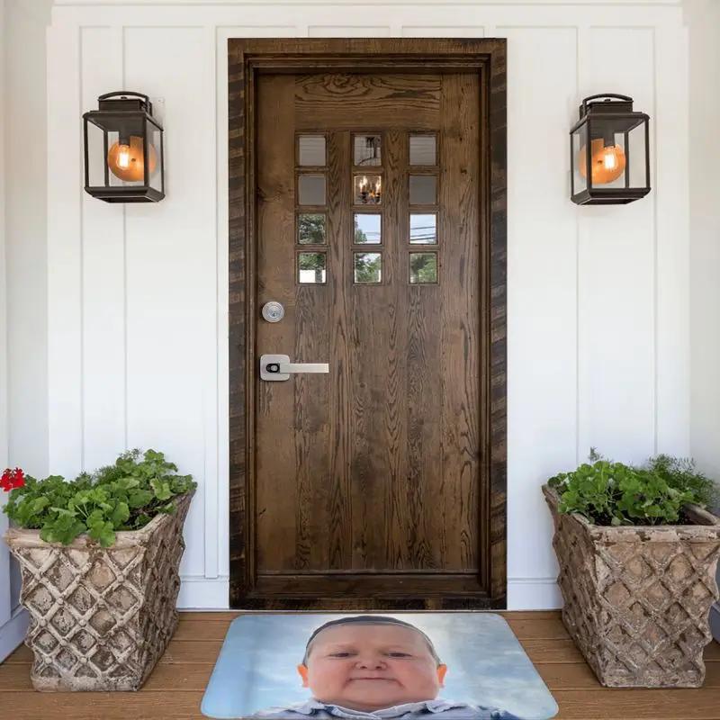 Tappetino d'ingresso Hasbulla Hasbullah Sorriso Antiscivolo Esterno Asciugatura Rapida Tappetino Cucina Camera da Letto Ingresso Tappeto