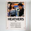 Heathers (1999) Vintage Metal Tin Sign Winona Ryder Christian Slater Movie Poster Distressed Wall Decor for Man Cave Bar Cafe
