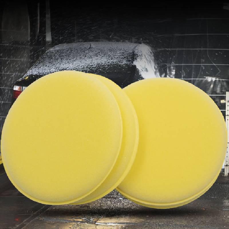 Car Waxing Sponge Round Edged Sponge For Cleaning Waxing Polishing And