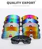 Unisex Cross-Border Cycling Sunglasses: Vibrant Sports Eyewear for Men and Women