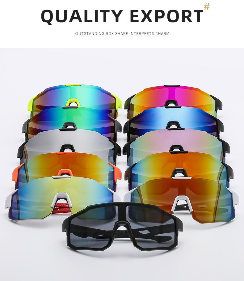 Unisex Cross-Border Cycling Sunglasses: Vibrant Sports Eyewear for Men and Women