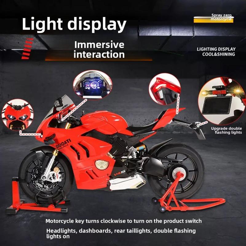 Spray 1:6 Ducati V4S V4SP2 Racing Motorcycle Model Diecast Alloy Motorbike Toy Boyfriend Gift Collection Miniature Voiture