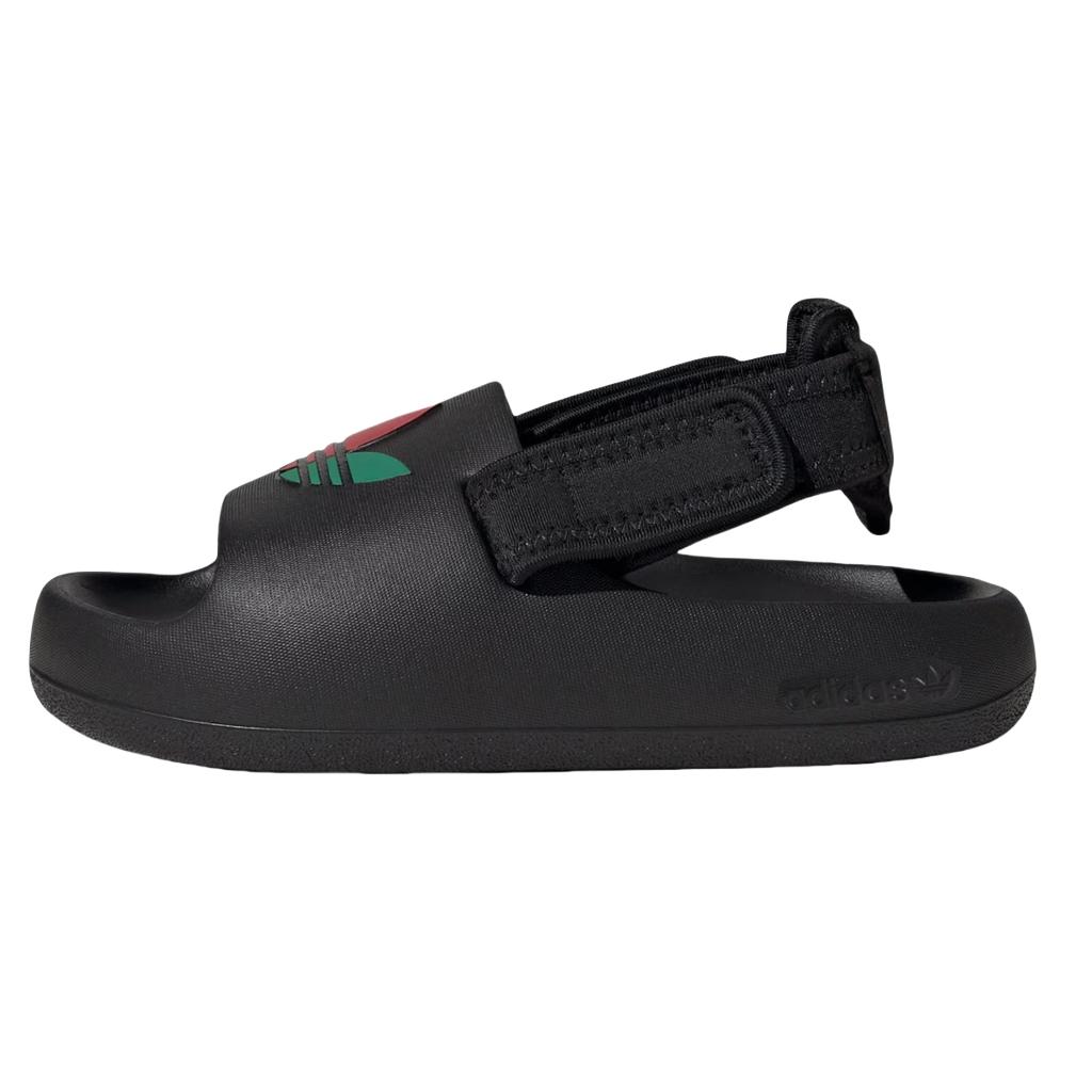 Adidas AdiFOM Adilette Slide C Black Scarlet Green Kids Sneakers Core-Black Cloud-White Better-Scarlet JP5526