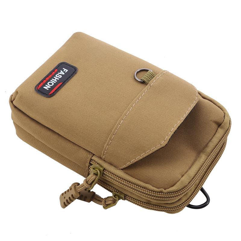 Nylon Bag Outdoor Molle Waist Fanny Pack Men Phone Pouch Camping Hunting Waist Bag Gear Purses