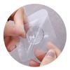 5Pcs Free Punching Seamless Invisible Hook Bathroom Kitchen Adhesive Hook