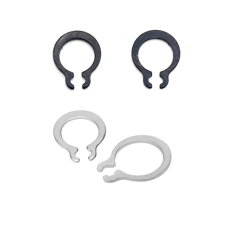 100-500Pc M3-M9 Stainles Steel/65Mn C-type Retaining Clip Snap Ring C Type External Circlip Retaining Rings Shaft Circlip Washer