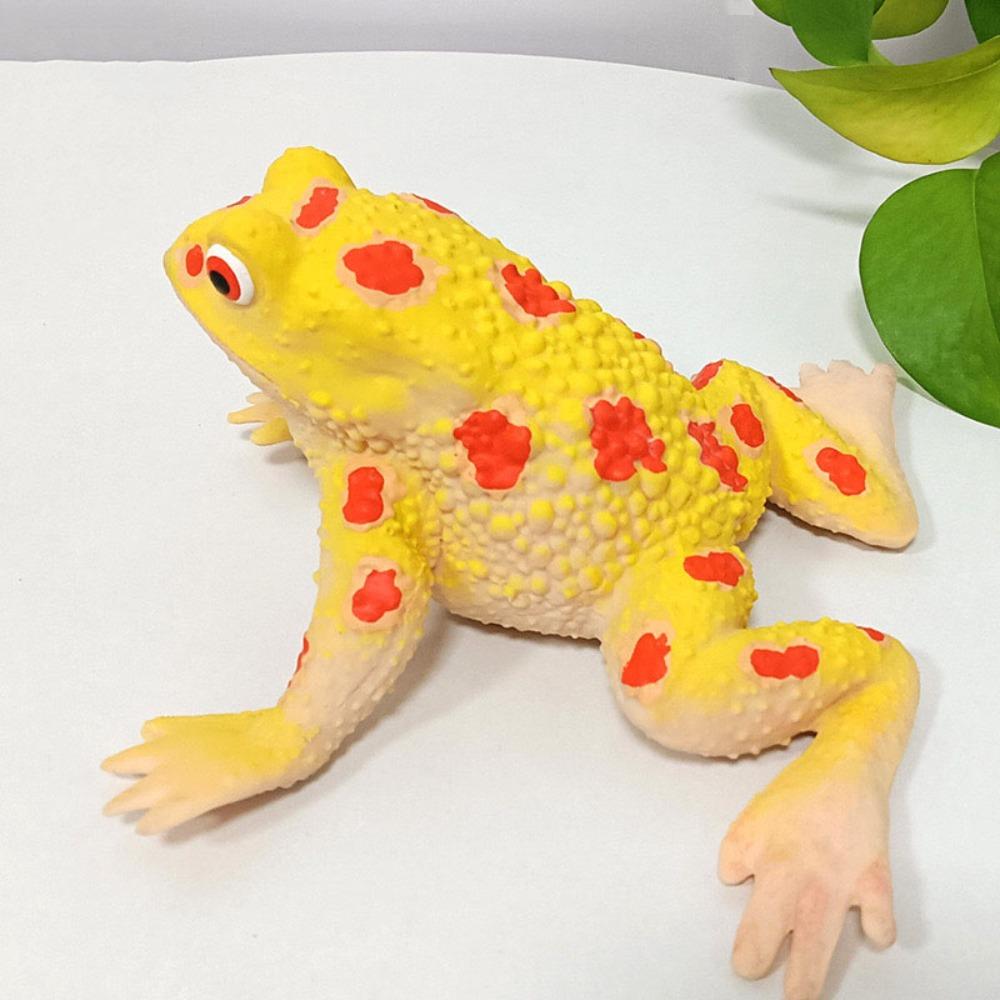 Funny Stress-Relief Frog Squeeze Soft Simulation Toad Squeeze Frog Simulationtoy Tricky