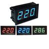 AC220V LED Digital Voltmeter, Two-Wire Display, 70V-500V Range