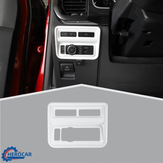 

Control Console Headlight Lamp Switch Button Panel Trim Cover For Ford F-150 21+