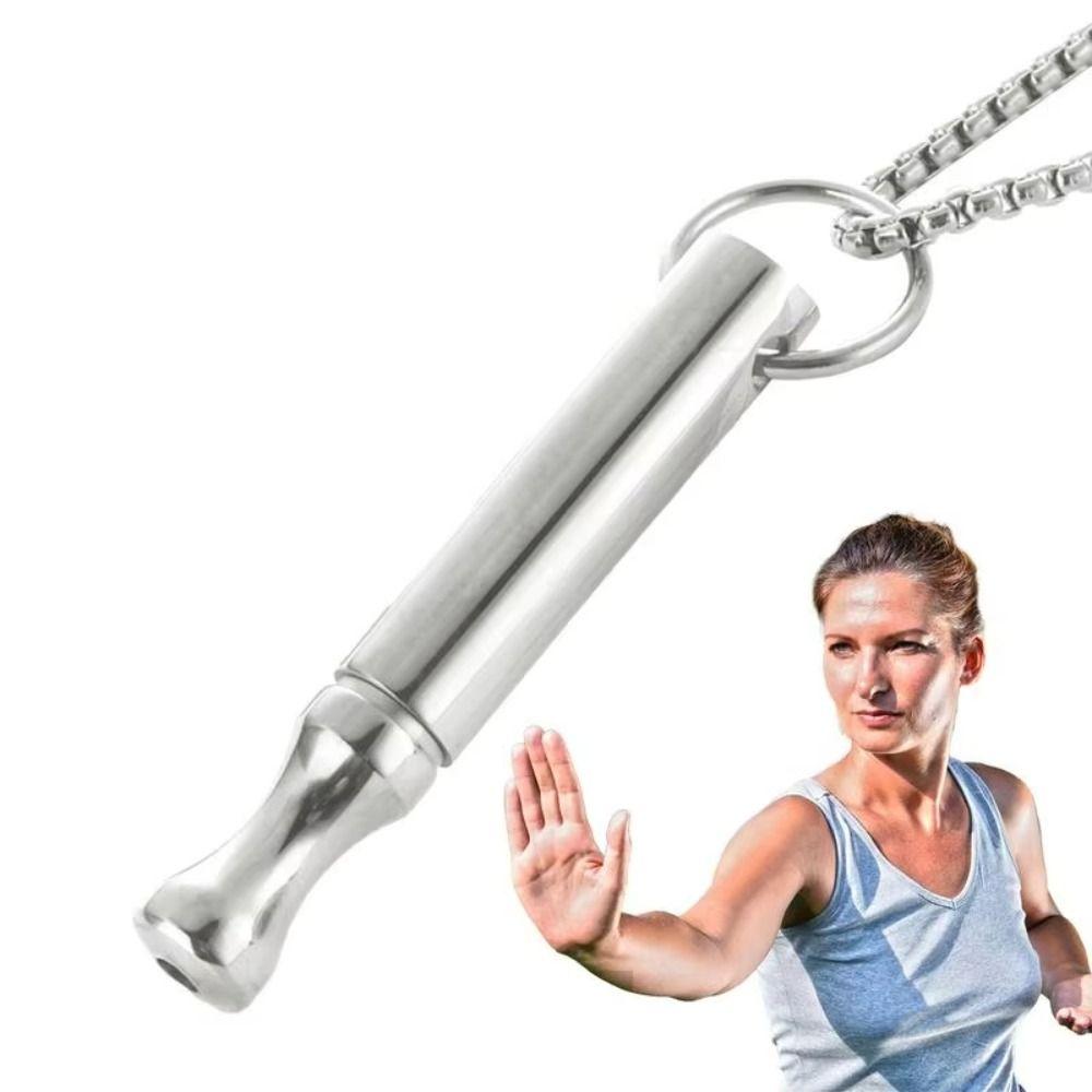 Whistle Mindfulness Breathing Necklace Yoga Meditation Pendants Female Lady Girl