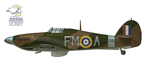 Arma Hobby 1/48 Scale Royal Air Force Hawker Hurricane Mk.2c Plastic Model Kit ADL40004
