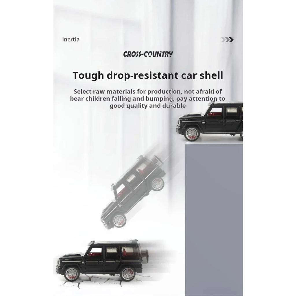 1/32 Scale Simulation BENZ G Plastic Car Toy Car Model Luminous Inertia Toy Die Casting Car Model Children Toy New Year Gift