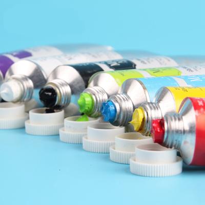60/200ML White Artist-Grade Oil Paint In Aluminum Tube - Professional Quality for Beginners & Art Creation