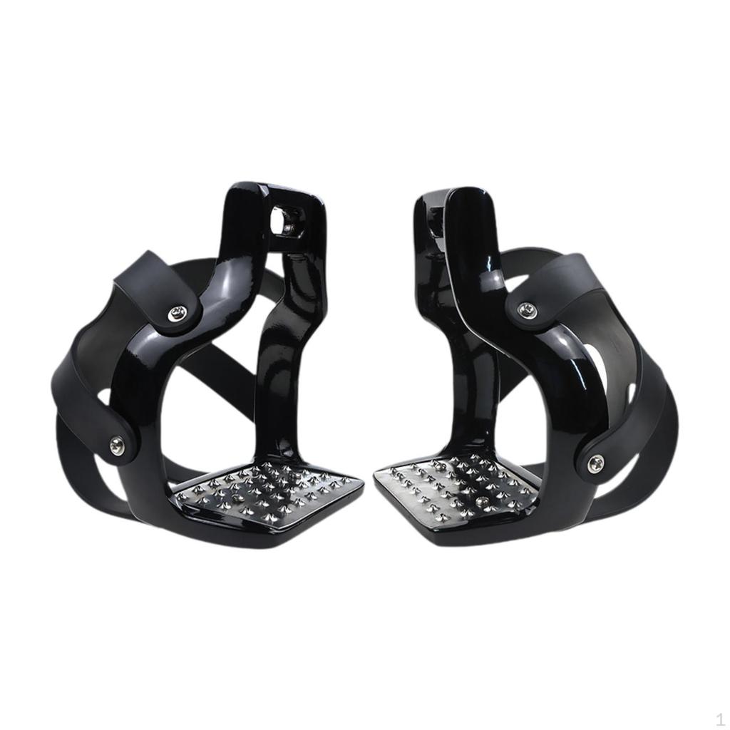 Riding Pedals Reinforced Assembly Inserts AntiSlip Rubber Protection Lightweight Equipment Suitable