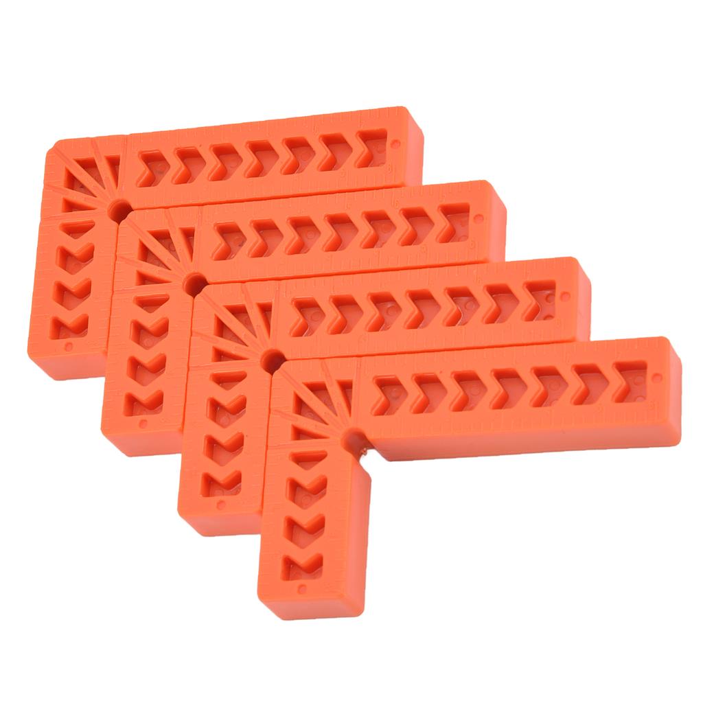 4Pcs L Type Plastic Squares Multi Purpose Strong Practicability Easy to Use Plastic Right Angle Positioner for Drawers4