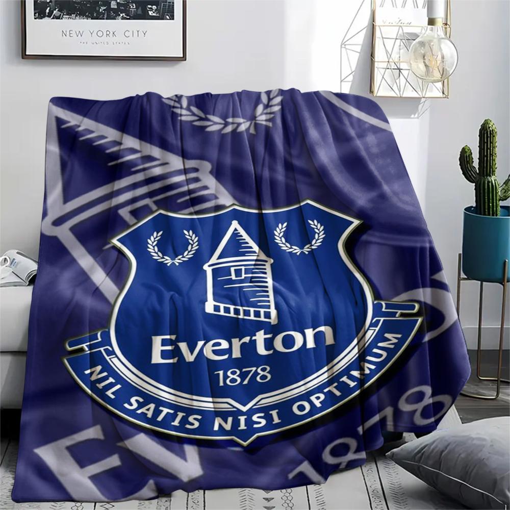 1pc Everton FC Print Flannel Blanket, High Quality Comfortable for All Seasons, Home Decor, Warmth and Comfort, Perfect for Christmas Gifts41