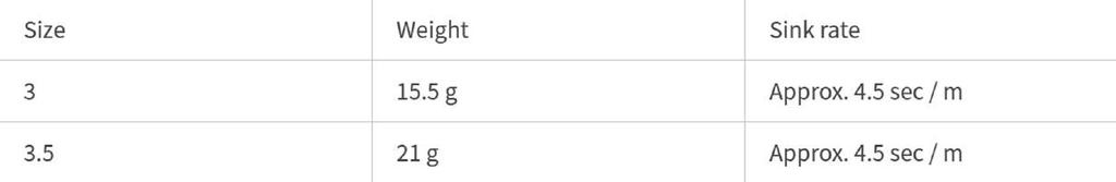 Yamashita Live Egi-O Search Shallow Squid Jig 3.0-15.5g-4.5s per m 090 5454