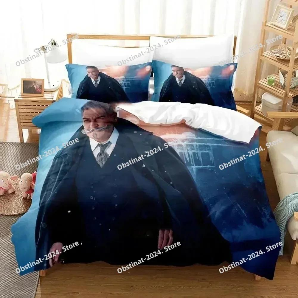 3D Movie Murder on the Orient Express Bedding Set Printed single Comforter Duvet Cover Pillow Case 3 Pieces Sets Kids Adult Size