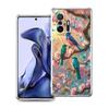 Transparent Phone Case for Xiaomi Mi 14 13 12 11 Ultra 13T 12T 11T Poco X3 NFC F3 F6 Pro 5G Soft TPU Flower Floral Bird Pattern