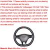 For Volkswagen VW Golf 7 Mk7 New Polo Jetta Hand Sewing Car Steering Wheel Cover