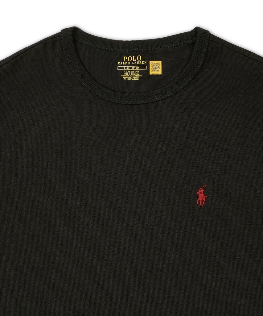 POLO RALPH LAUREN Klassische Passform Schweres Jersey-T-Shirt - Schwarz