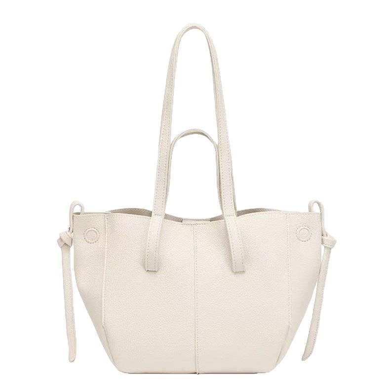 Women's Tote Bag 2025: French-Inspired, Large Capacity, Versatile Korean Style Shoulder Bag for Fashionable Commutes