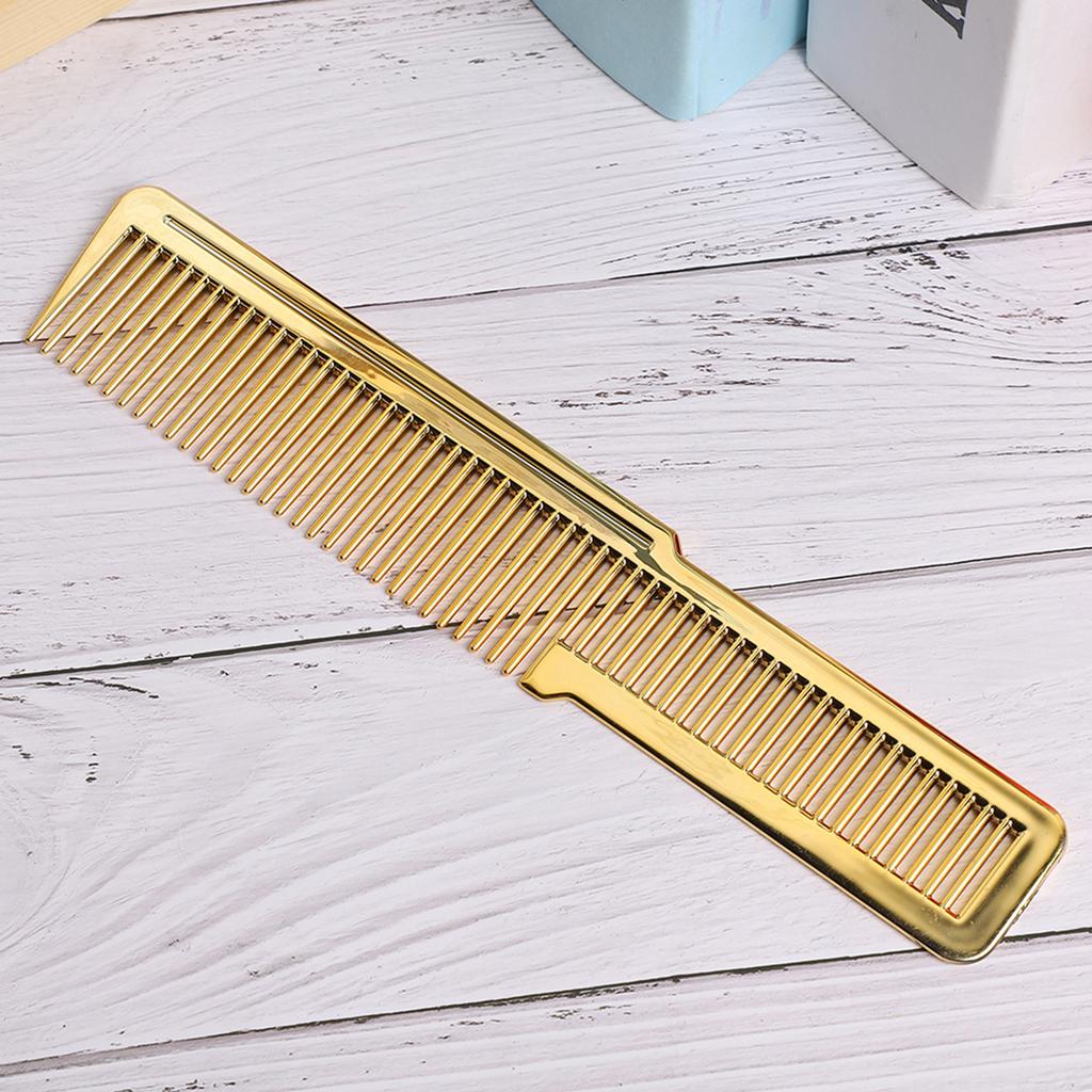 Professional Hair Comb Hairdressing Home Salon Hair Cutting Styling Comb ToolGold